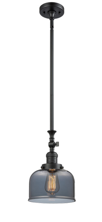 Mini Pendants Glass Down by Innovations ( 405 | 206-BK-G73-LED Franklin Restoration ) 