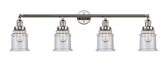 Bathroom Fixtures Four Lights by Innovations ( 405 | 215-PN-G184-LED Franklin Restoration ) 