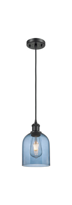 Mini Pendants Glass Down by Innovations ( 405 | 516-1P-BK-G558-6BL Ballston ) 