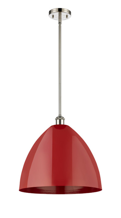 Pendants Metal Shade by Innovations ( 405 | 516-1S-PN-MBD-16-RD Ballston ) 