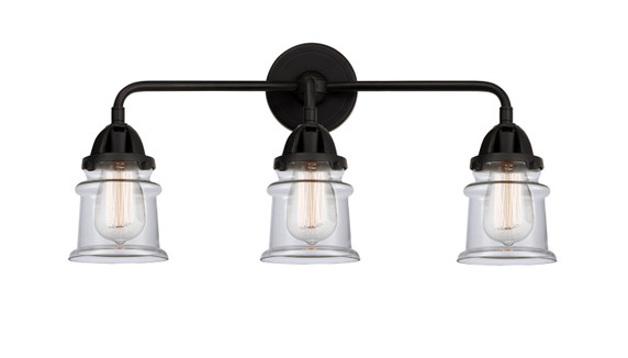 Bathroom Fixtures Three Lights by Innovations ( 405 | 288-3W-BK-G182S Nouveau 2 ) 
