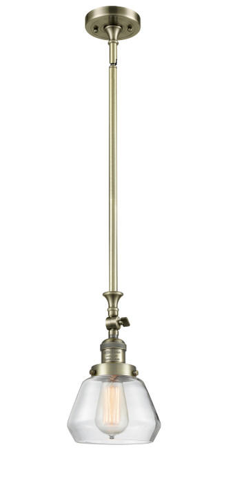 Mini Pendants Glass Down by Innovations ( 405 | 206-AB-G172-LED Franklin Restoration ) 