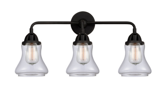 Bathroom Fixtures Three Lights by Innovations ( 405 | 288-3W-BK-G192 Nouveau 2 ) 