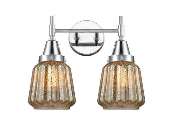 Bathroom Fixtures Two Lights by Innovations ( 405 | 447-2W-PC-G146 Caden ) 
