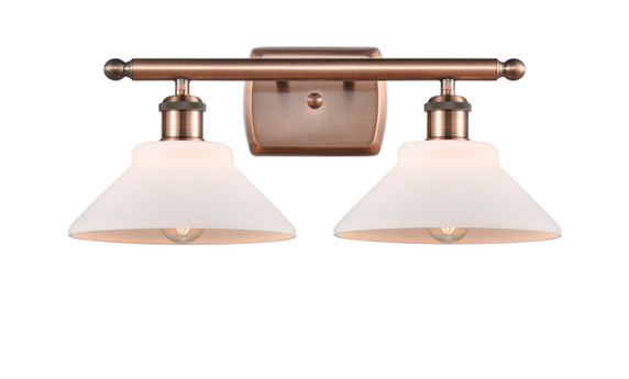 Bathroom Fixtures Two Lights by Innovations ( 405 | 516-2W-AC-G131 Ballston ) 