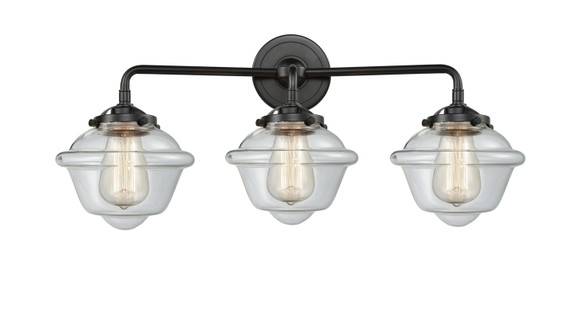 Bathroom Fixtures Three Lights by Innovations ( 405 | 284-3W-OB-G532-LED Nouveau ) 