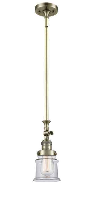 Mini Pendants Glass Down by Innovations ( 405 | 206-AB-G182S-LED Franklin Restoration ) 