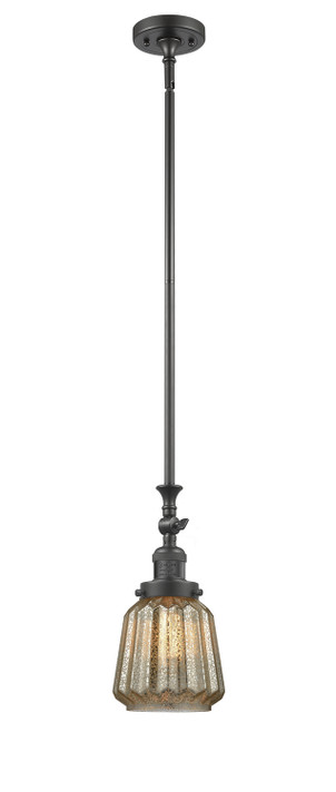 Mini Pendants Glass Down by Innovations ( 405 | 206-OB-G146-LED Franklin Restoration ) 