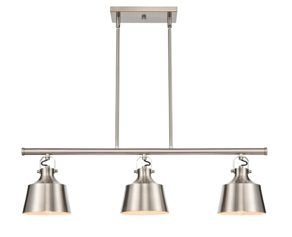 Linear/Island 3 Light Bar by Innovations ( 405 | 370-3I-SN-M Auralume ) 