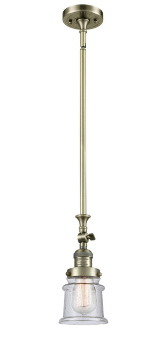 Mini Pendants Glass Down by Innovations ( 405 | 206-AB-G184S-LED Franklin Restoration ) 