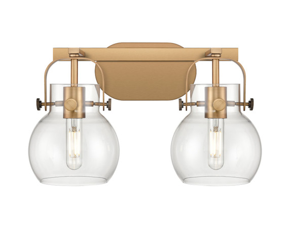 Bathroom Fixtures Two Lights by Innovations ( 405 | 423-2W-BB-G410-6CL Downtown Urban ) 