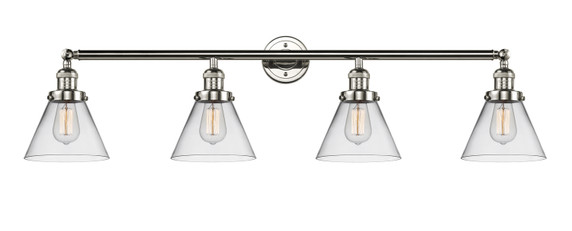 Bathroom Fixtures Four Lights by Innovations ( 405 | 215-PN-G42-LED Franklin Restoration ) 