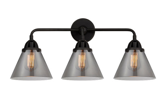 Bathroom Fixtures Three Lights by Innovations ( 405 | 288-3W-BK-G43-LED Nouveau 2 ) 