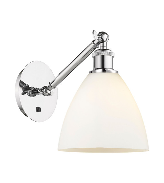 Sconces Single Glass by Innovations ( 405 | 317-1W-PC-GBD-751-LED Ballston ) 