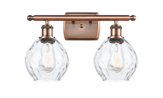 Bathroom Fixtures Two Lights by Innovations ( 405 | 516-2W-AC-G362-LED Ballston ) 