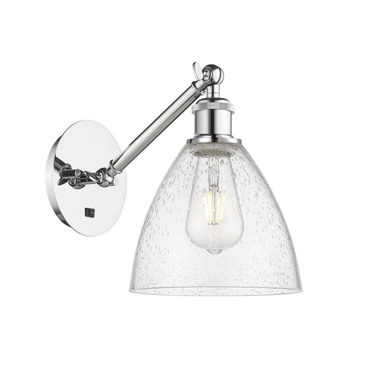 Sconces Single Glass by Innovations ( 405 | 317-1W-PC-GBD-754 Ballston ) 