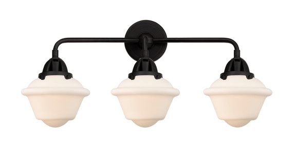Bathroom Fixtures Three Lights by Innovations ( 405 | 288-3W-BK-G531-LED Nouveau 2 ) 