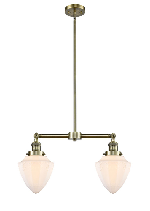Linear/Island 2 Light Bar by Innovations ( 405 | 209-AB-G661-7 Franklin Restoration ) 