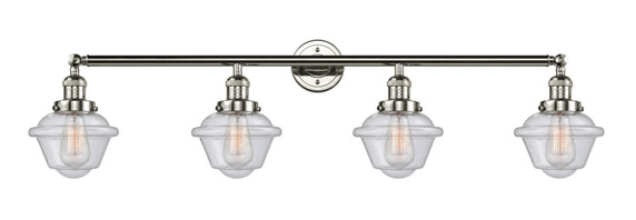 Bathroom Fixtures Four Lights by Innovations ( 405 | 215-PN-G534-LED Franklin Restoration ) 