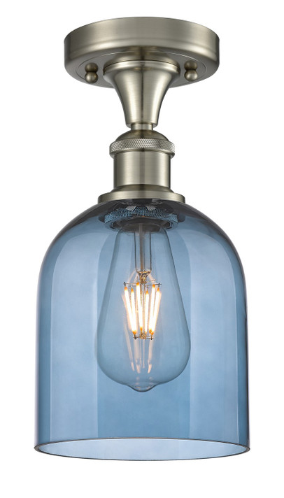 Semi-Flush Mts. Glass Down by Innovations ( 405 | 516-1C-SN-G558-6BL Ballston ) 
