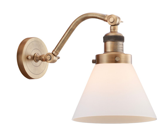 Sconces Single Glass by Innovations ( 405 | 515-1W-BB-G41 Franklin Restoration ) 