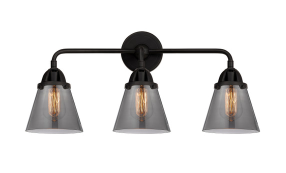 Bathroom Fixtures Three Lights by Innovations ( 405 | 288-3W-BK-G63 Nouveau 2 ) 