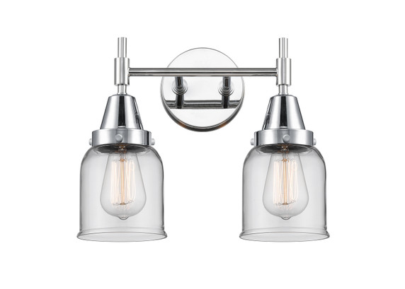 Bathroom Fixtures Two Lights by Innovations ( 405 | 447-2W-PC-G52-LED Caden ) 