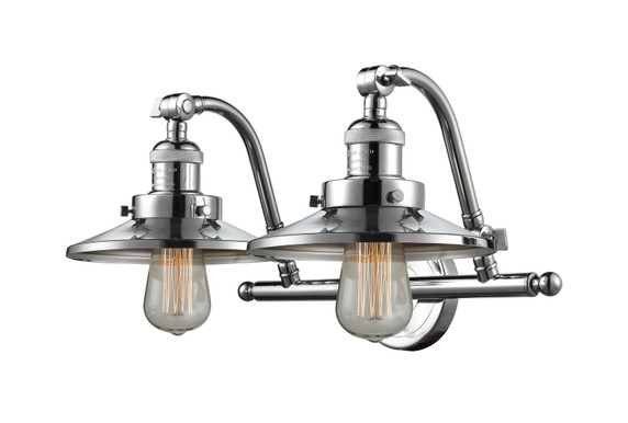 Bathroom Fixtures Two Lights by Innovations ( 405 | 515-2W-PC-M7 Franklin Restoration ) 