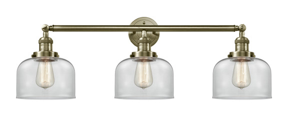 Bathroom Fixtures Three Lights by Innovations ( 405 | 205-AB-G72-LED Franklin Restoration ) 