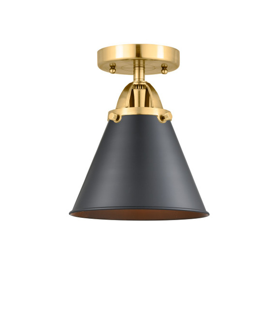 Semi-Flush Mts. Glass Down by Innovations ( 405 | 288-1C-SG-M13-BK-LED Nouveau 2 ) 