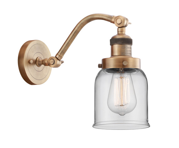 Sconces Single Glass by Innovations ( 405 | 515-1W-BB-G52 Franklin Restoration ) 