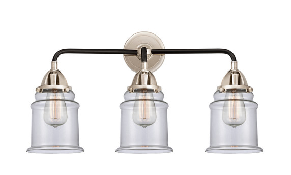 Bathroom Fixtures Three Lights by Innovations ( 405 | 288-3W-BPN-G182-LED Nouveau 2 ) 