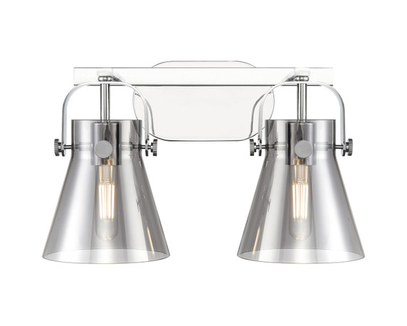 Bathroom Fixtures Two Lights by Innovations ( 405 | 423-2W-PC-G411-6SM Downtown Urban ) 