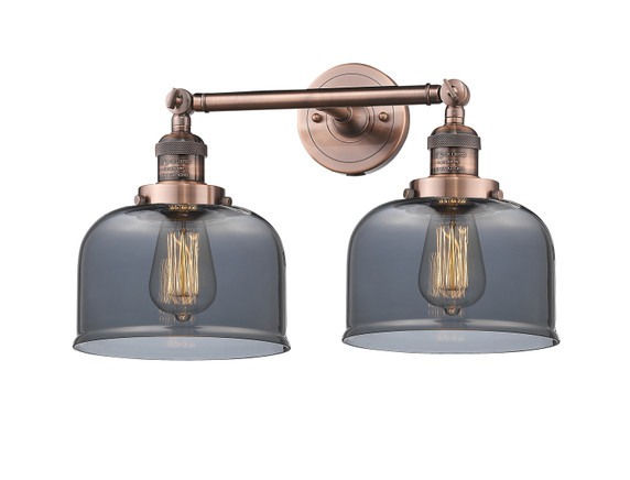 Bathroom Fixtures Two Lights by Innovations ( 405 | 208-AC-G73-LED Franklin Restoration ) 