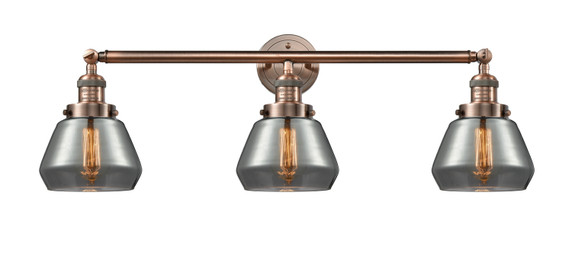 Bathroom Fixtures Three Lights by Innovations ( 405 | 205-AC-G173 Franklin Restoration ) 