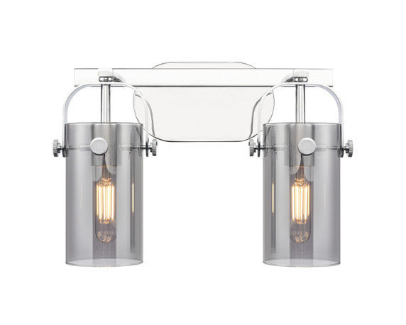 Bathroom Fixtures Two Lights by Innovations ( 405 | 423-2W-PC-G423-7SM Downtown Urban ) 