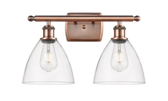 Bathroom Fixtures Two Lights by Innovations ( 405 | 516-2W-AC-GBD-752 Ballston ) 
