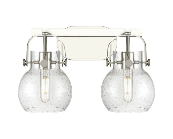 Bathroom Fixtures Two Lights by Innovations ( 405 | 423-2W-PN-G410-6SDY Downtown Urban ) 