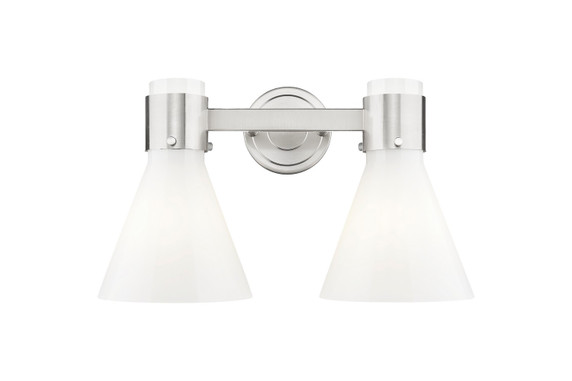 Bathroom Fixtures Two Lights by Innovations ( 405 | 464-2W-SN-G464C-7GW Downtown Urban ) 