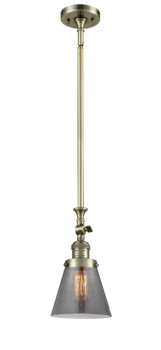 Pendants Glass Down by Innovations ( 405 | 206-AB-G63-LED Franklin Restoration ) 