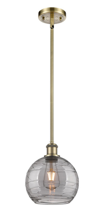 Mini Pendants Glass Down by Innovations ( 405 | 516-1S-AB-G1213-8SM Ballston ) 