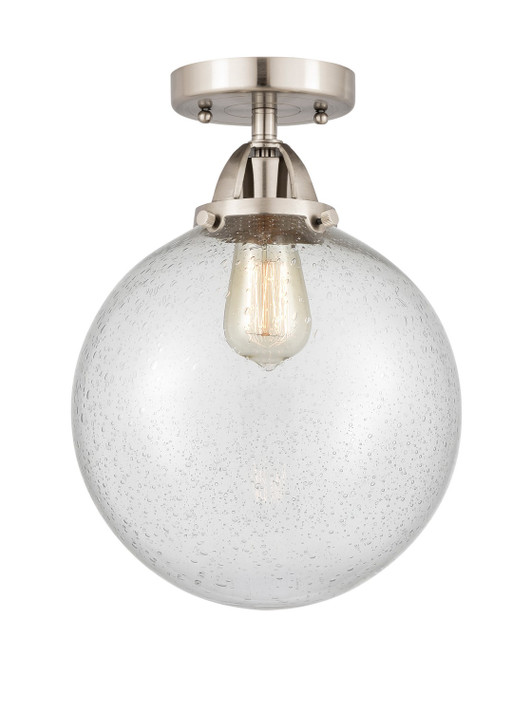 Semi-Flush Mts. Glass Down by Innovations ( 405 | 288-1C-SN-G204-10-LED Nouveau 2 ) 