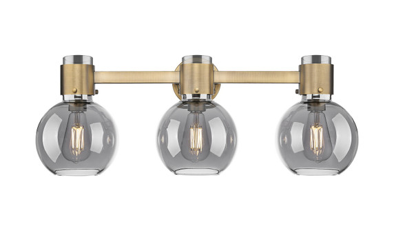 Bathroom Fixtures Three Lights by Innovations ( 405 | 464-3W-BB-G464B-7SM Downtown Urban ) 