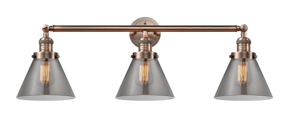 Bathroom Fixtures Three Lights by Innovations ( 405 | 205-AC-G43-LED Franklin Restoration ) 