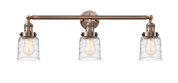 Bathroom Fixtures Three Lights by Innovations ( 405 | 205-AC-G513-LED Franklin Restoration ) 