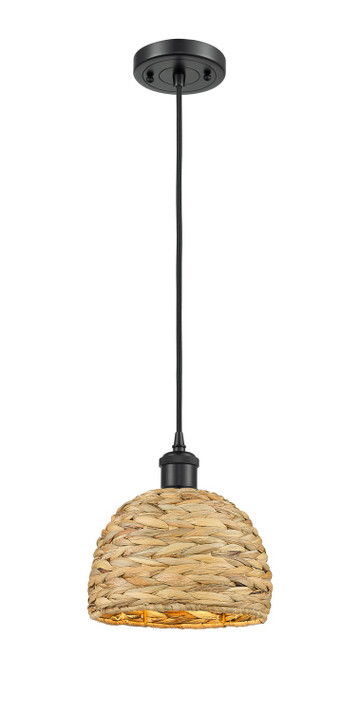 Mini Pendants Glass Down by Innovations ( 405 | 516-1P-BK-RBD-8-NAT Ballston ) 