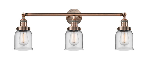 Bathroom Fixtures Three Lights by Innovations ( 405 | 205-AC-G52 Franklin Restoration ) 