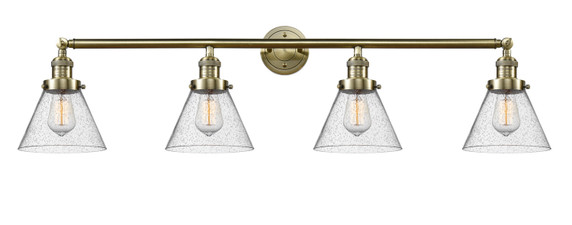 Bathroom Fixtures Four Lights by Innovations ( 405 | 215-AB-G44 Franklin Restoration ) 