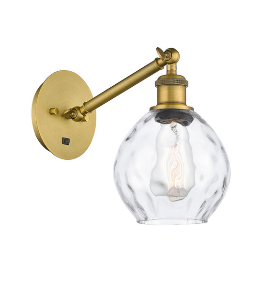Sconces Single Glass by Innovations ( 405 | 317-1W-BB-G362 Ballston ) 