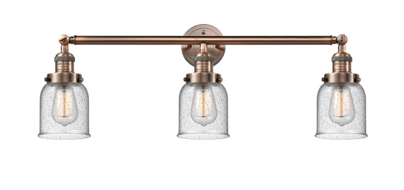 Bathroom Fixtures Three Lights by Innovations ( 405 | 205-AC-G54 Franklin Restoration ) 